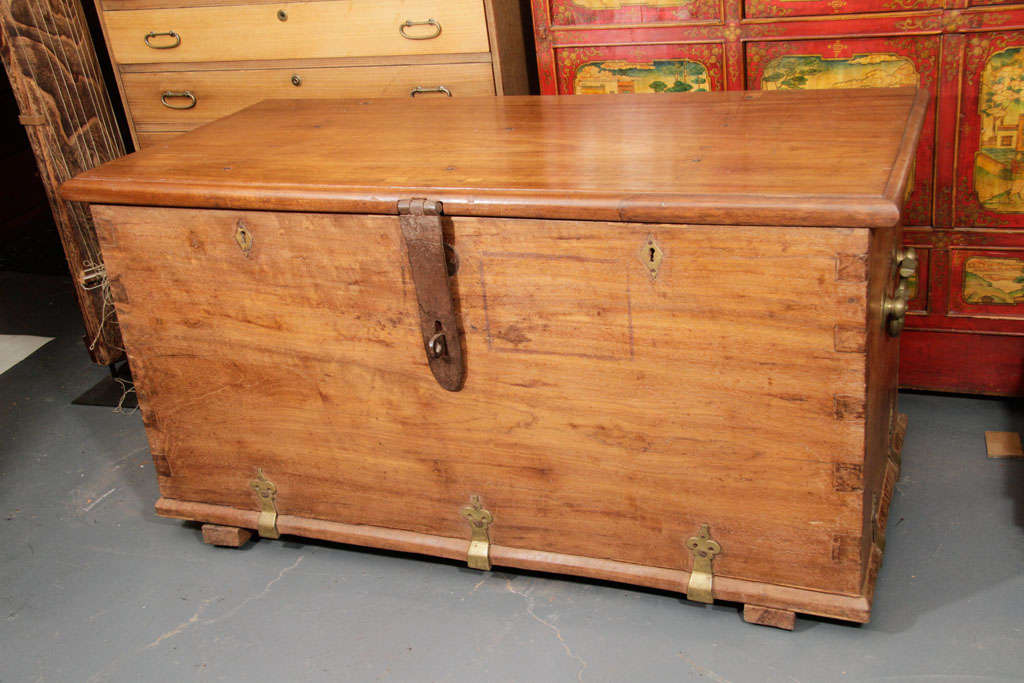 Teak Blanket Chest